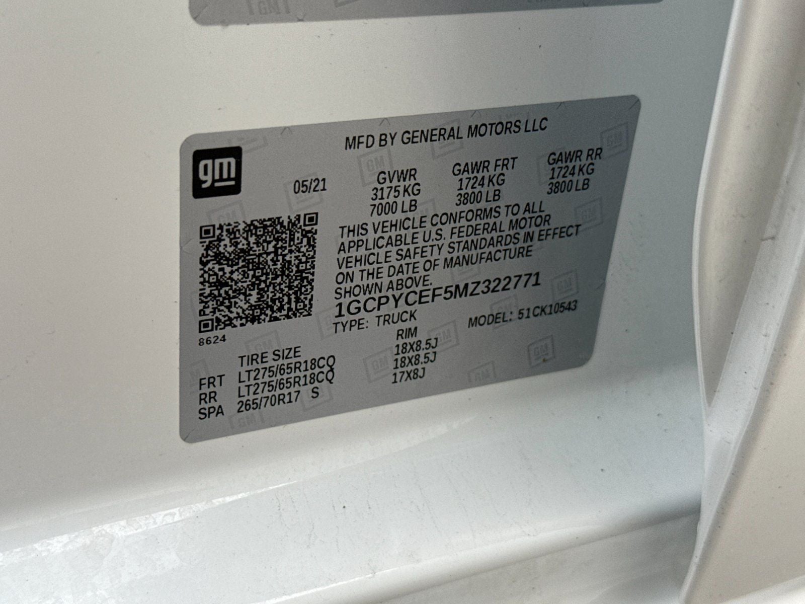 2021 Chevrolet Silverado 1500 Custom Trail Boss