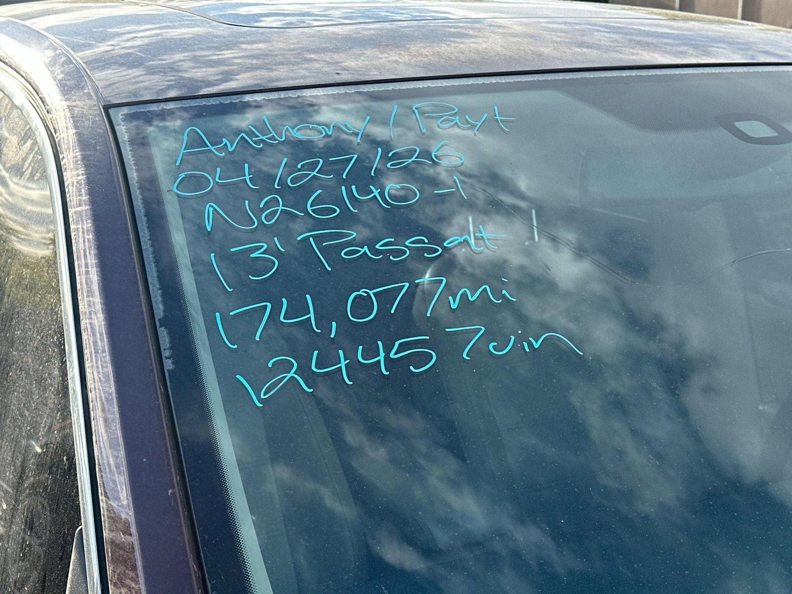 2013 Volkswagen Passat TDI SE w/Sunroof