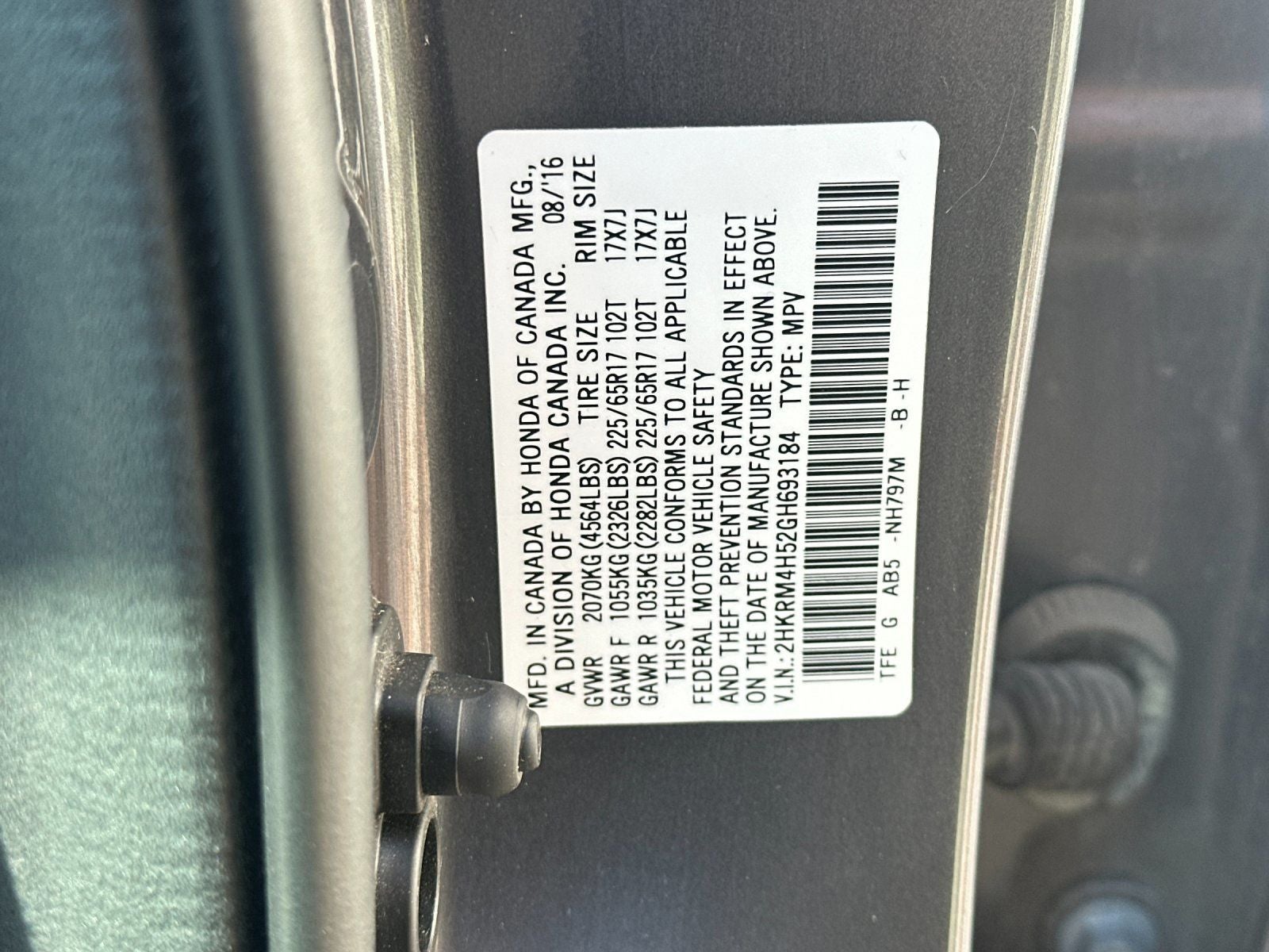 2016 Honda CR-V EX