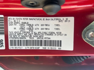 2020 Toyota Tacoma TRD Off-Road V6