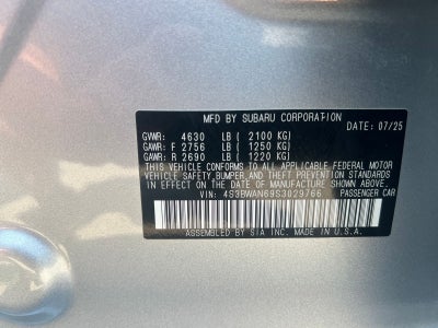 2025 Subaru Legacy Limited