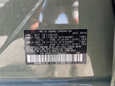 2024 Subaru Crosstrek Wilderness