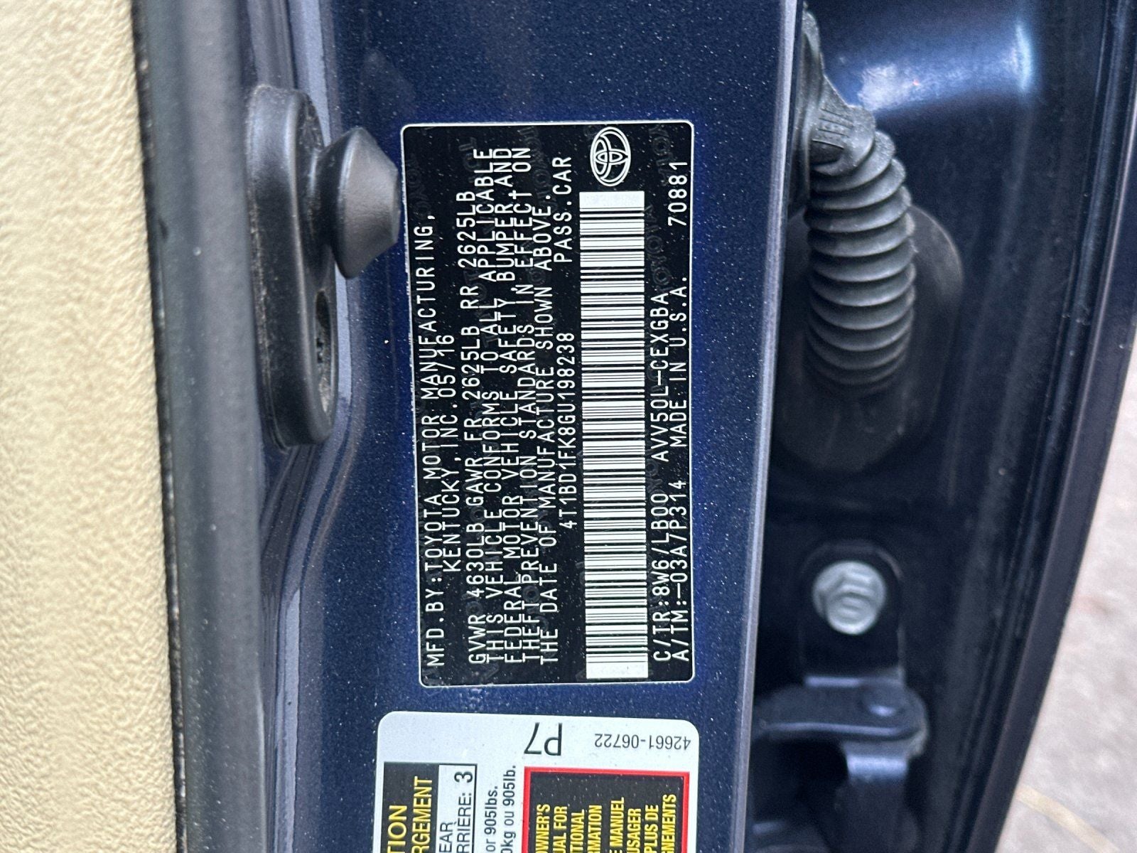 2016 Toyota Camry Hybrid XLE