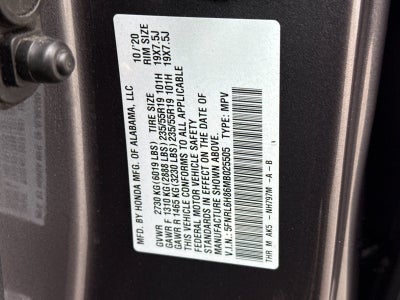 2021 Honda Odyssey Touring