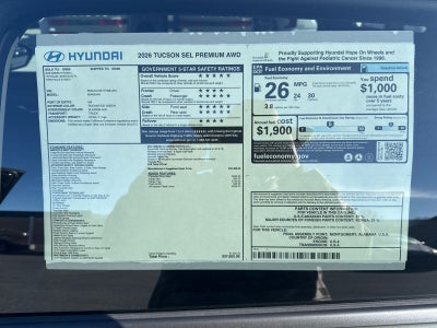 2026 Hyundai TUCSON SEL Premium