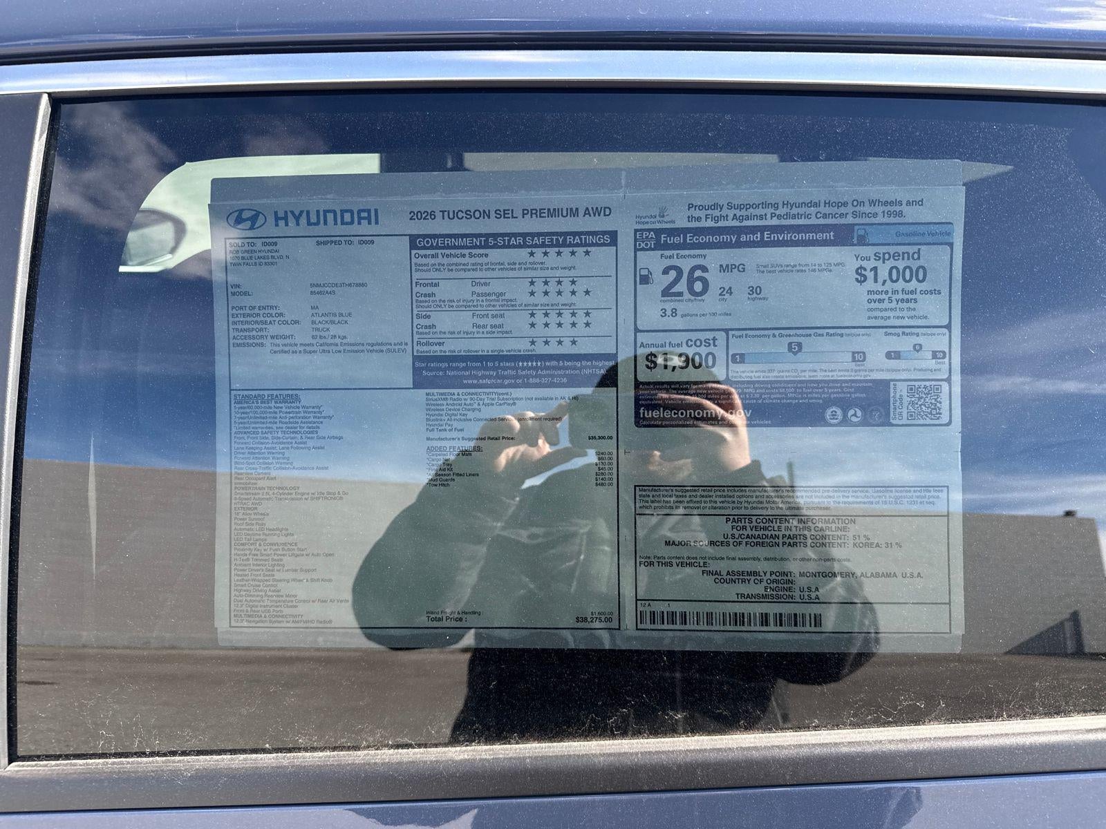 2026 Hyundai TUCSON SEL Premium