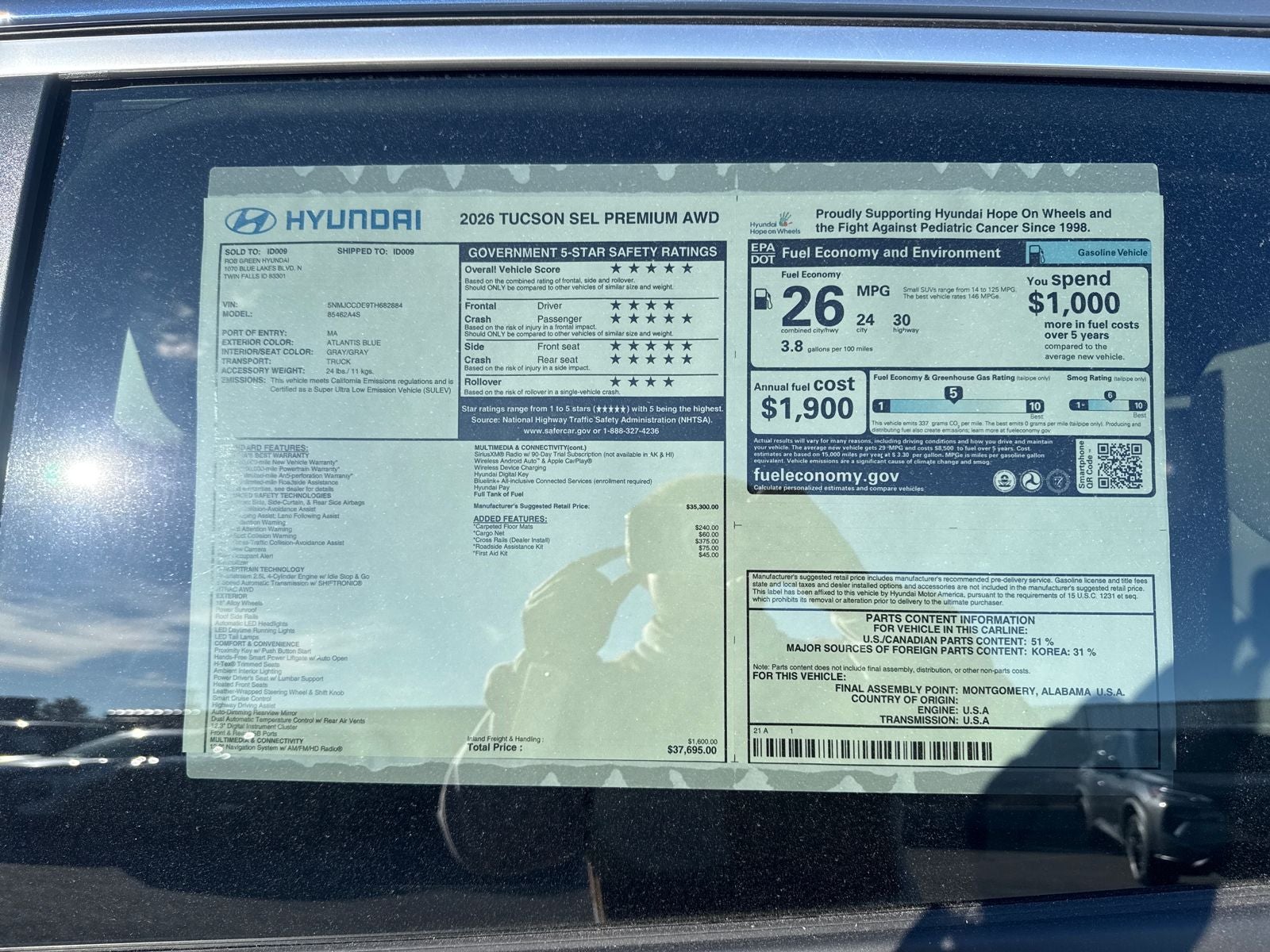 2026 Hyundai TUCSON SEL Premium
