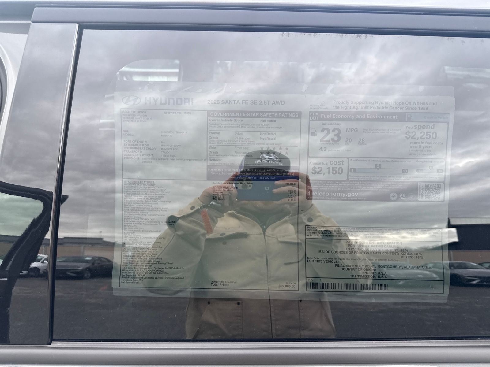 2026 Hyundai SANTA FE SE