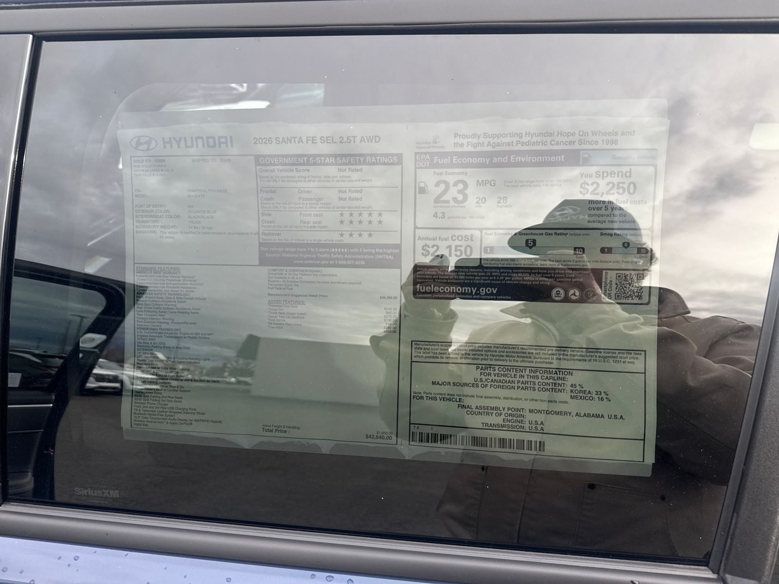 2026 Hyundai SANTA FE SEL