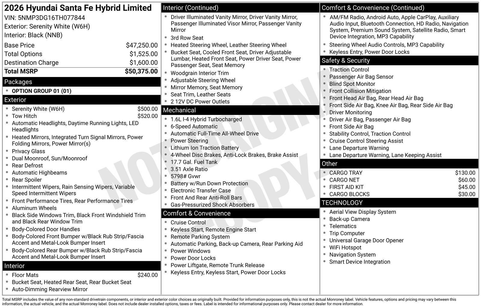 2026 Hyundai SANTA FE HYBRID Limited