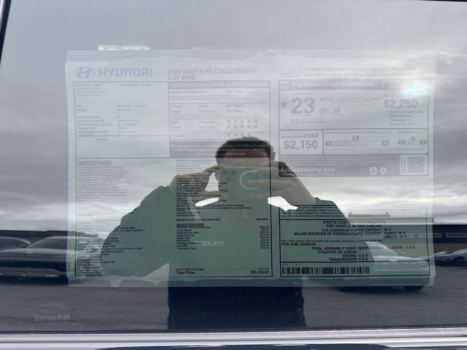 2026 Hyundai SANTA FE Calligraphy