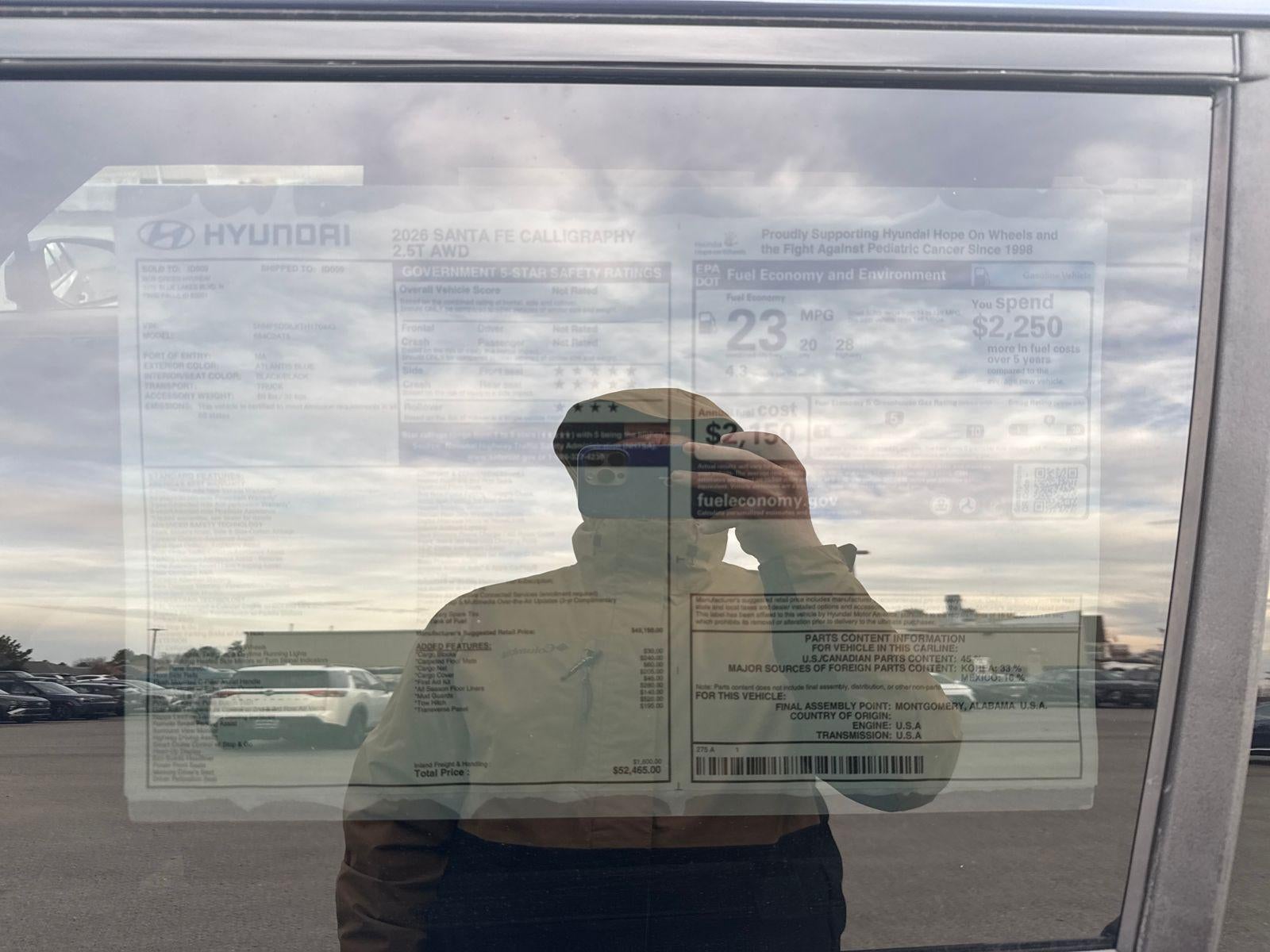 2026 Hyundai SANTA FE Calligraphy