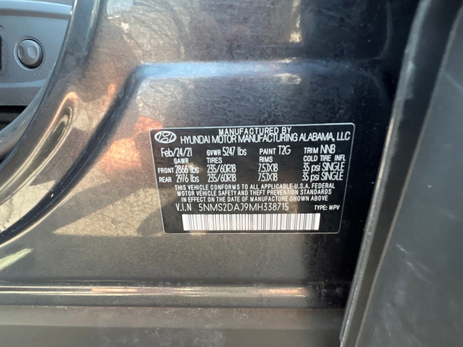 2021 Hyundai SANTA FE SEL