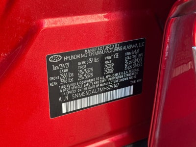 2021 Hyundai SANTA FE Calligraphy