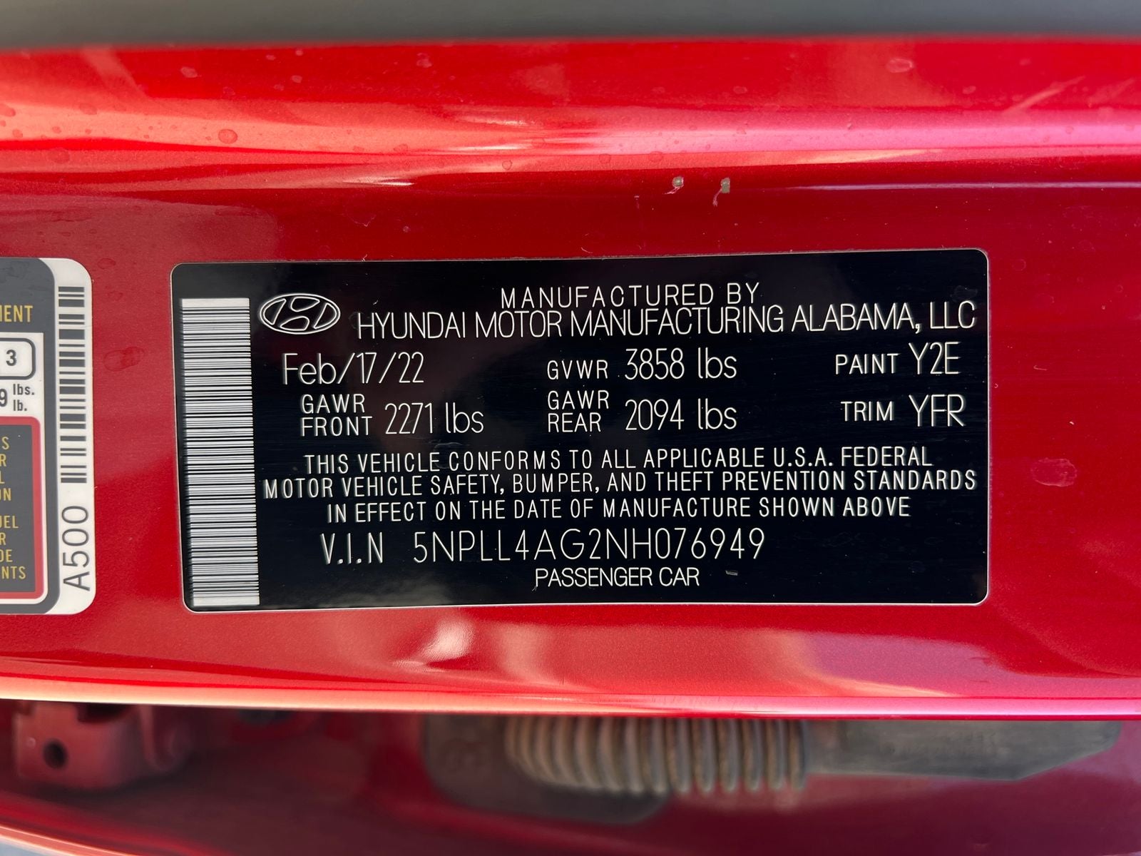 2022 Hyundai ELANTRA SE