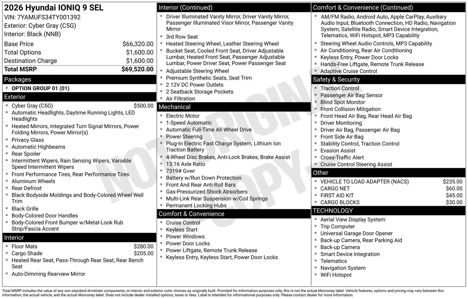 2026 Hyundai IONIQ 9 SEL