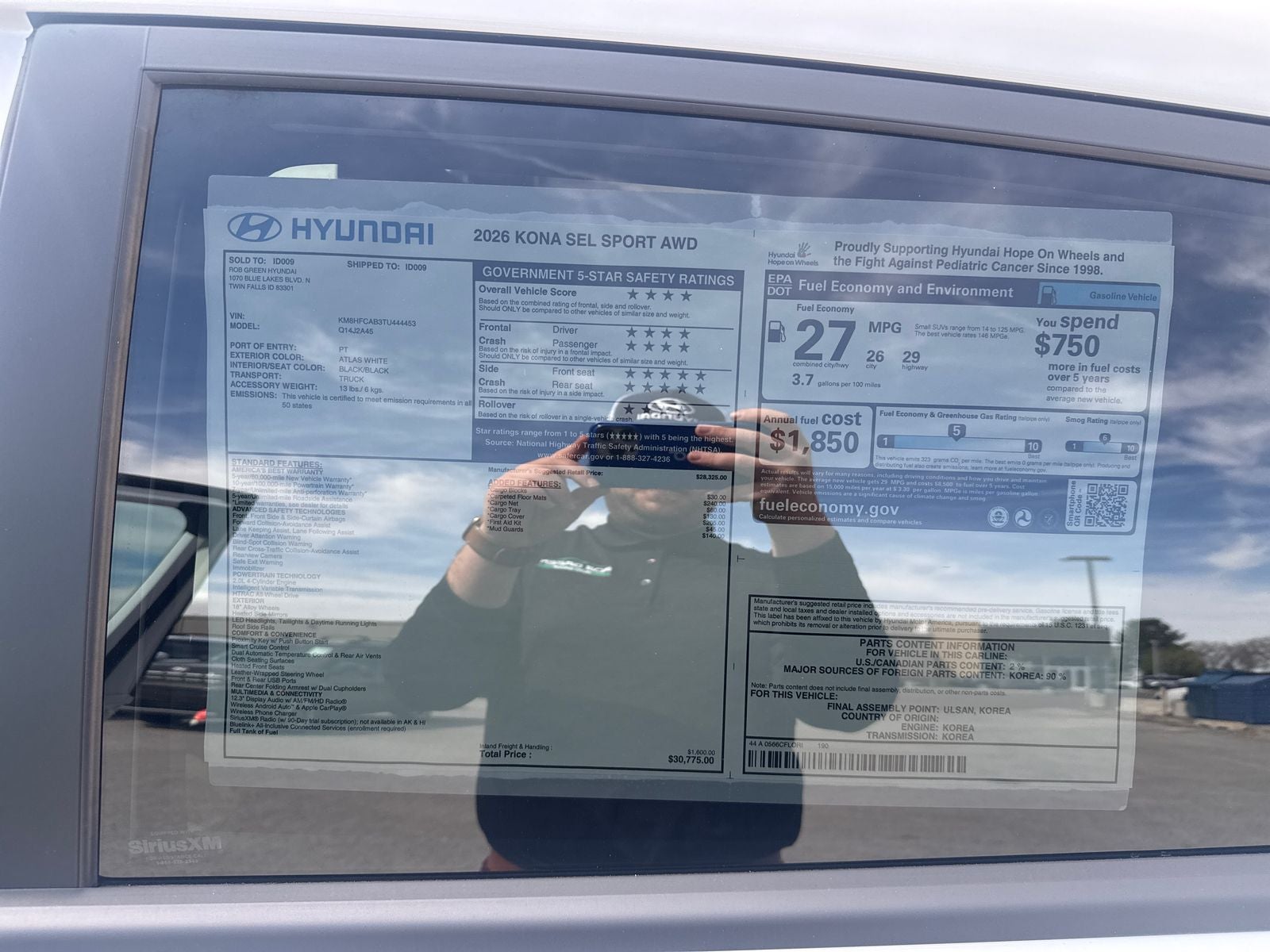 2026 Hyundai KONA SEL Sport