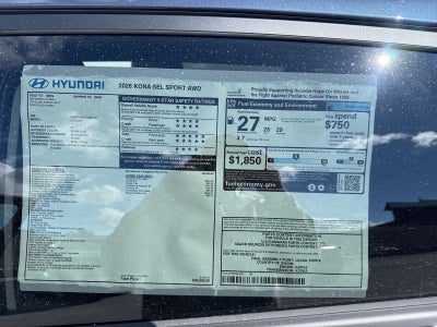 2026 Hyundai KONA SEL Sport