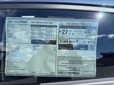 2026 Hyundai KONA SEL Sport