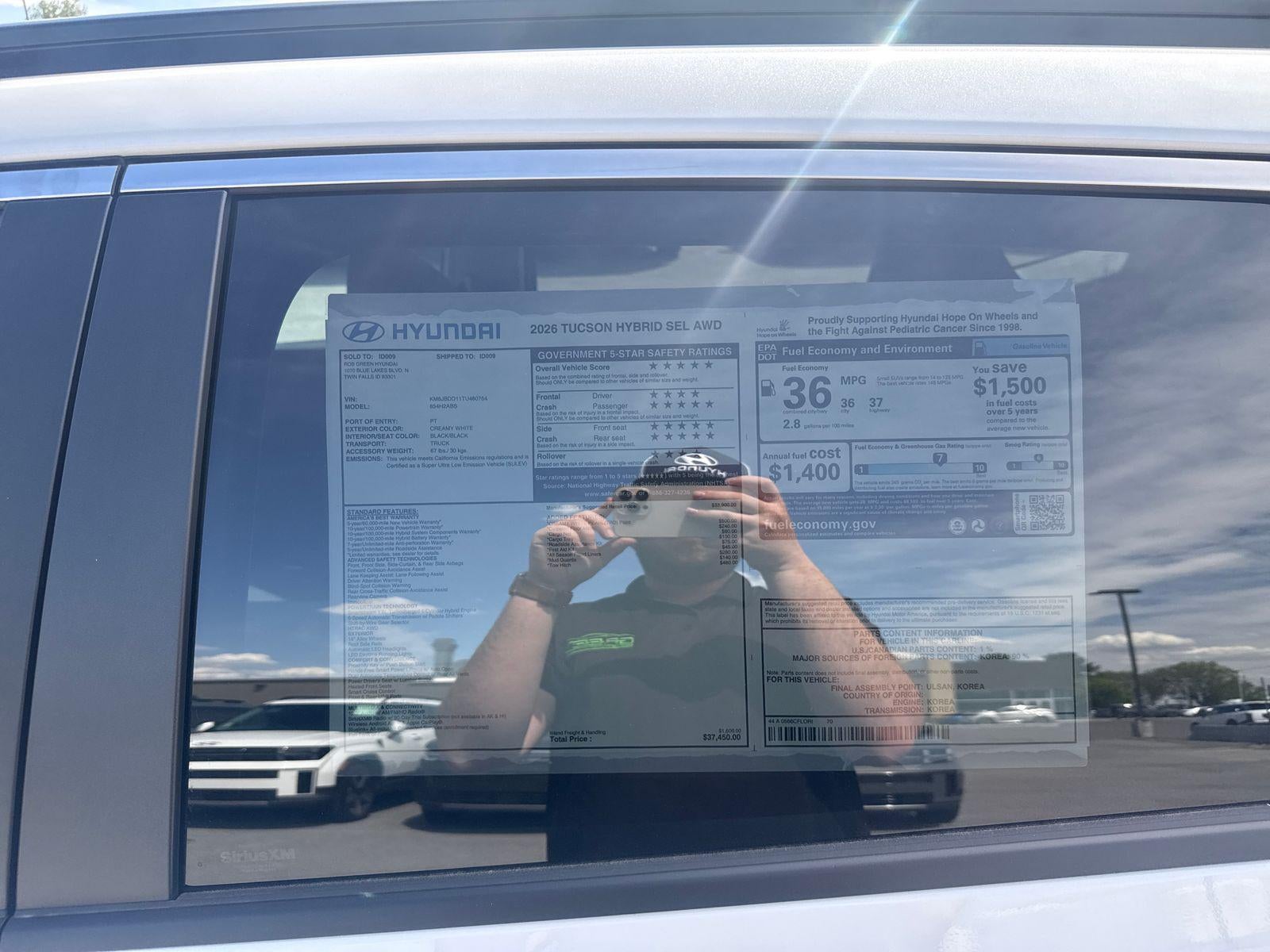 2026 Hyundai TUCSON HYBRID SEL