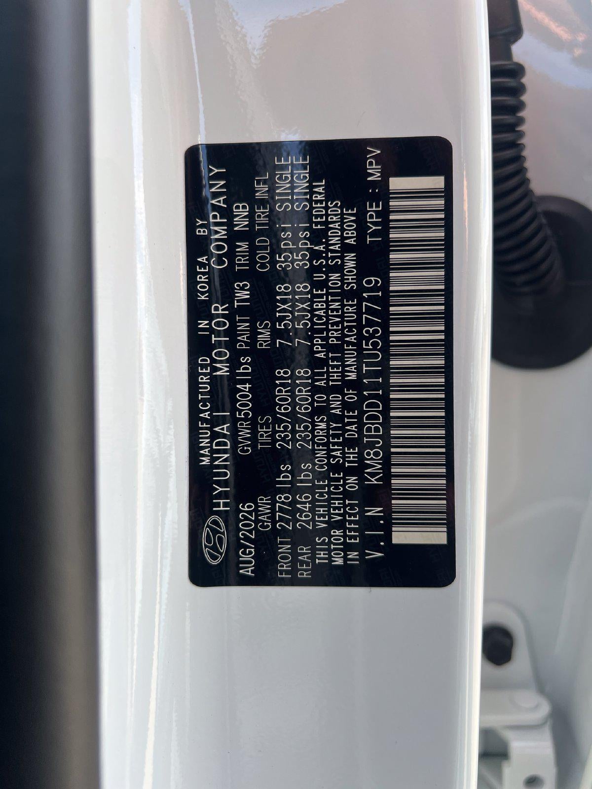 2026 Hyundai TUCSON HYBRID SEL