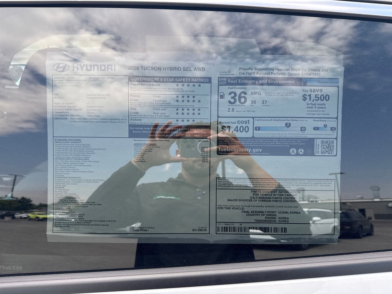 2026 Hyundai TUCSON HYBRID SEL