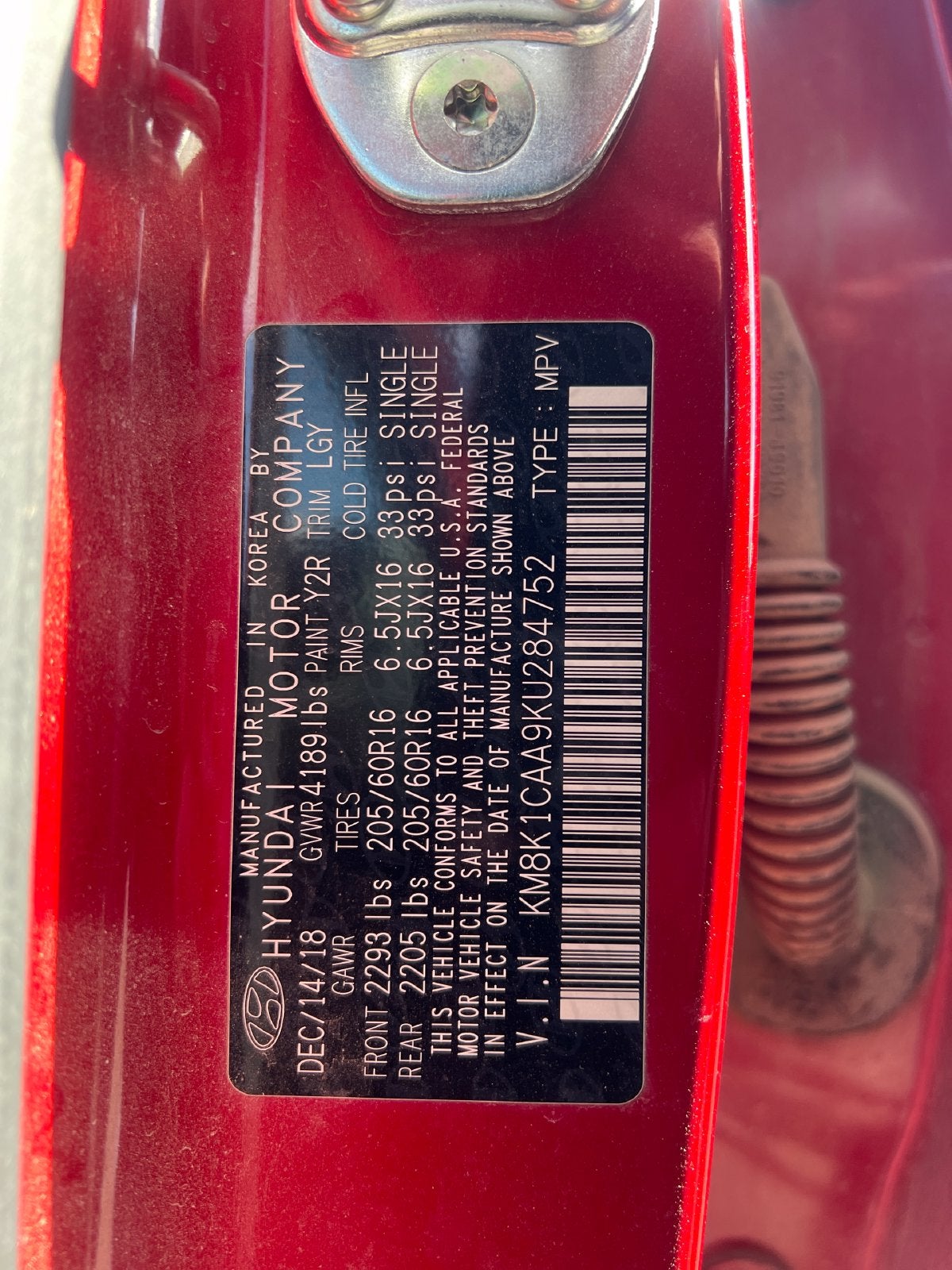 2019 Hyundai KONA SE