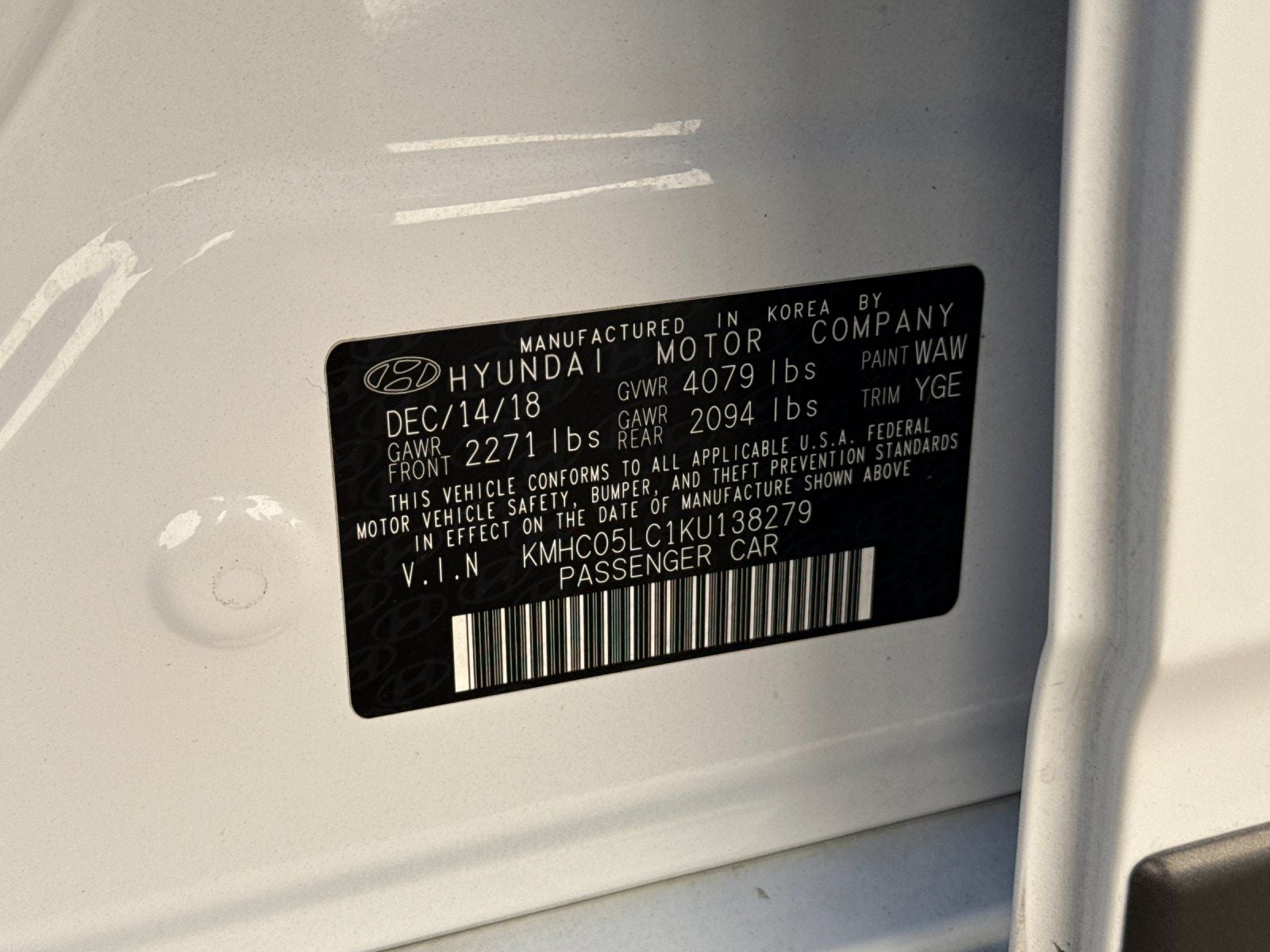 2019 Hyundai IONIQ HYBRID Limited