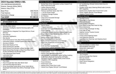 2024 Hyundai IONIQ 6 SEL