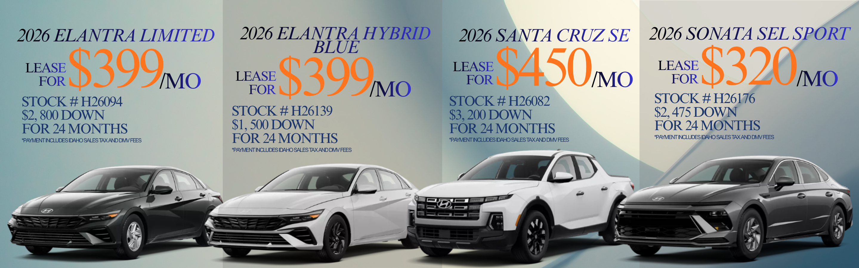 LEASE A NEW 2026 HYUNDAI