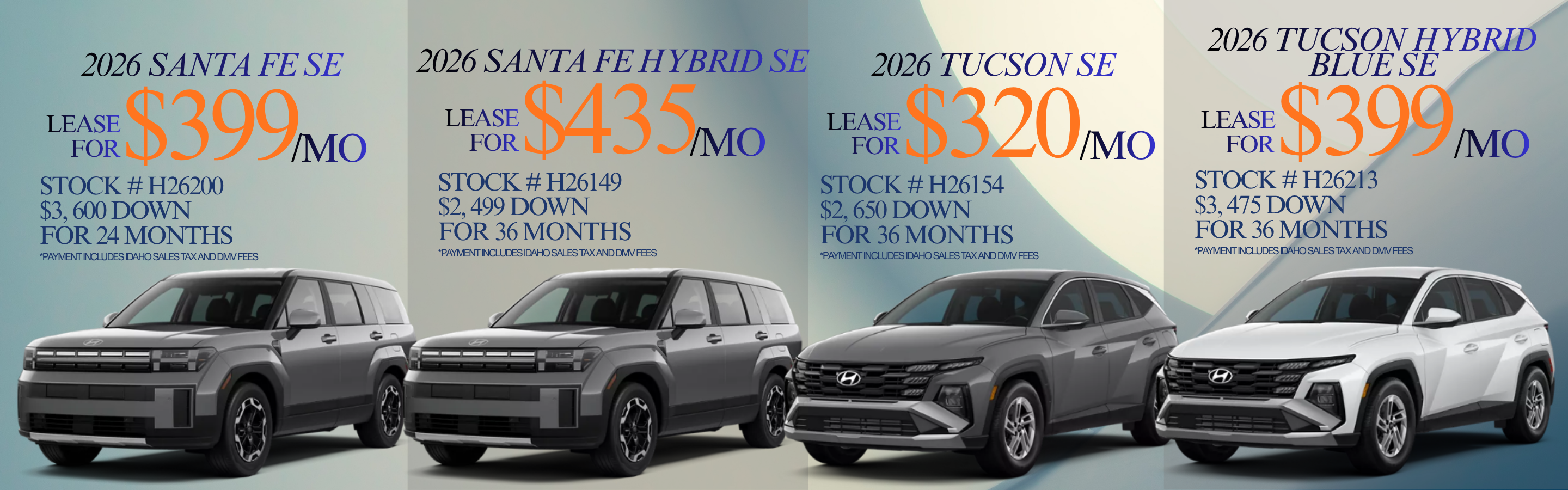 LEASE A NEW 2026 HYUNDAI