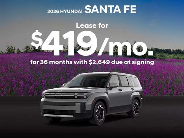 2026 Hyundai Santa Fe