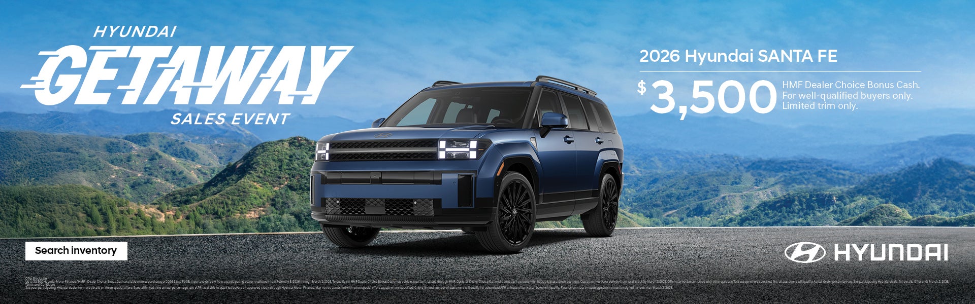 Santa Fe HMF Bonus Cash