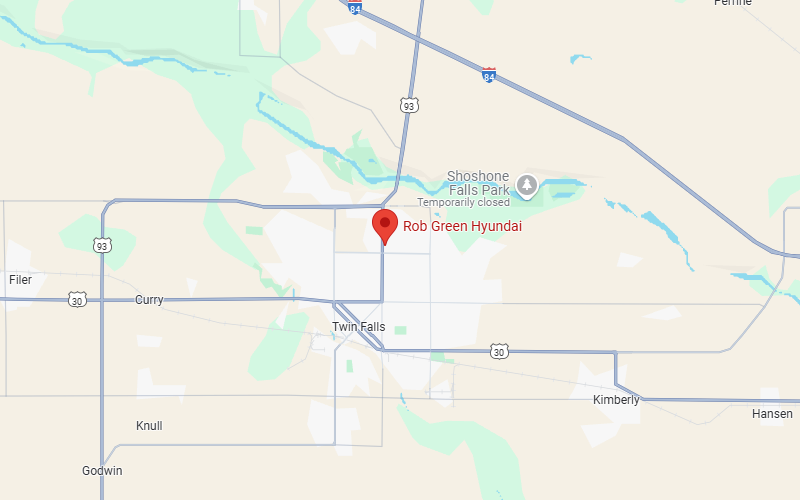 Rob Green Hyundai in Twin Falls ID map